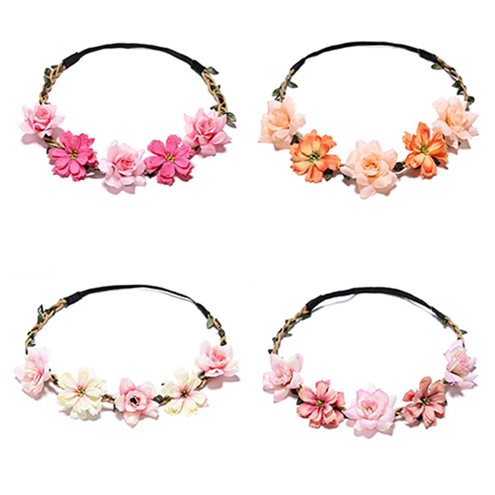 Wedding Arch Flower - Couronnes florales pour filles, nouveaux bandeaux