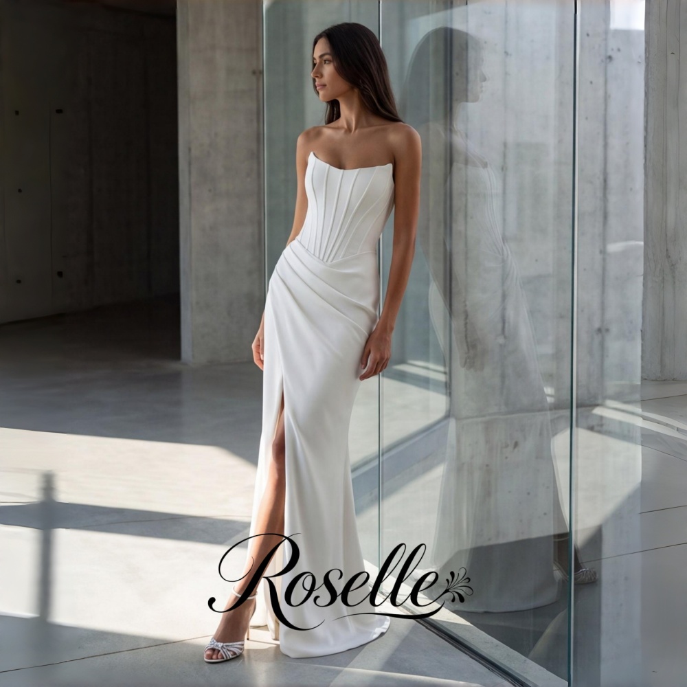 Wedding Qw - Robe de mariée sirène simple et