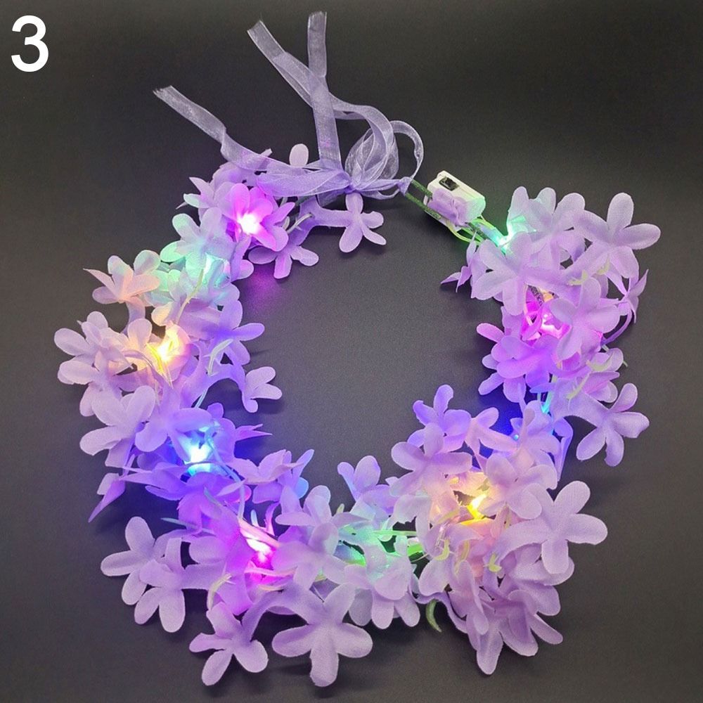 Wedding Arch Flower - Mariage bandeau lumineux femmes filles brillant