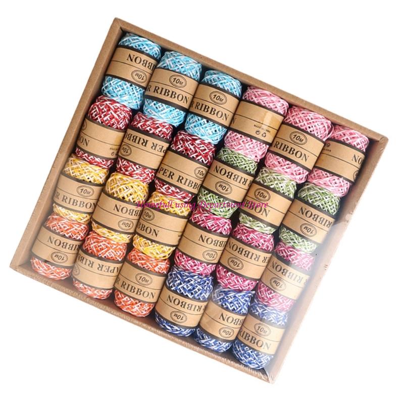 Papercraft Supply Ribbon - Fourniture rubans artisanaux en papier couleurs