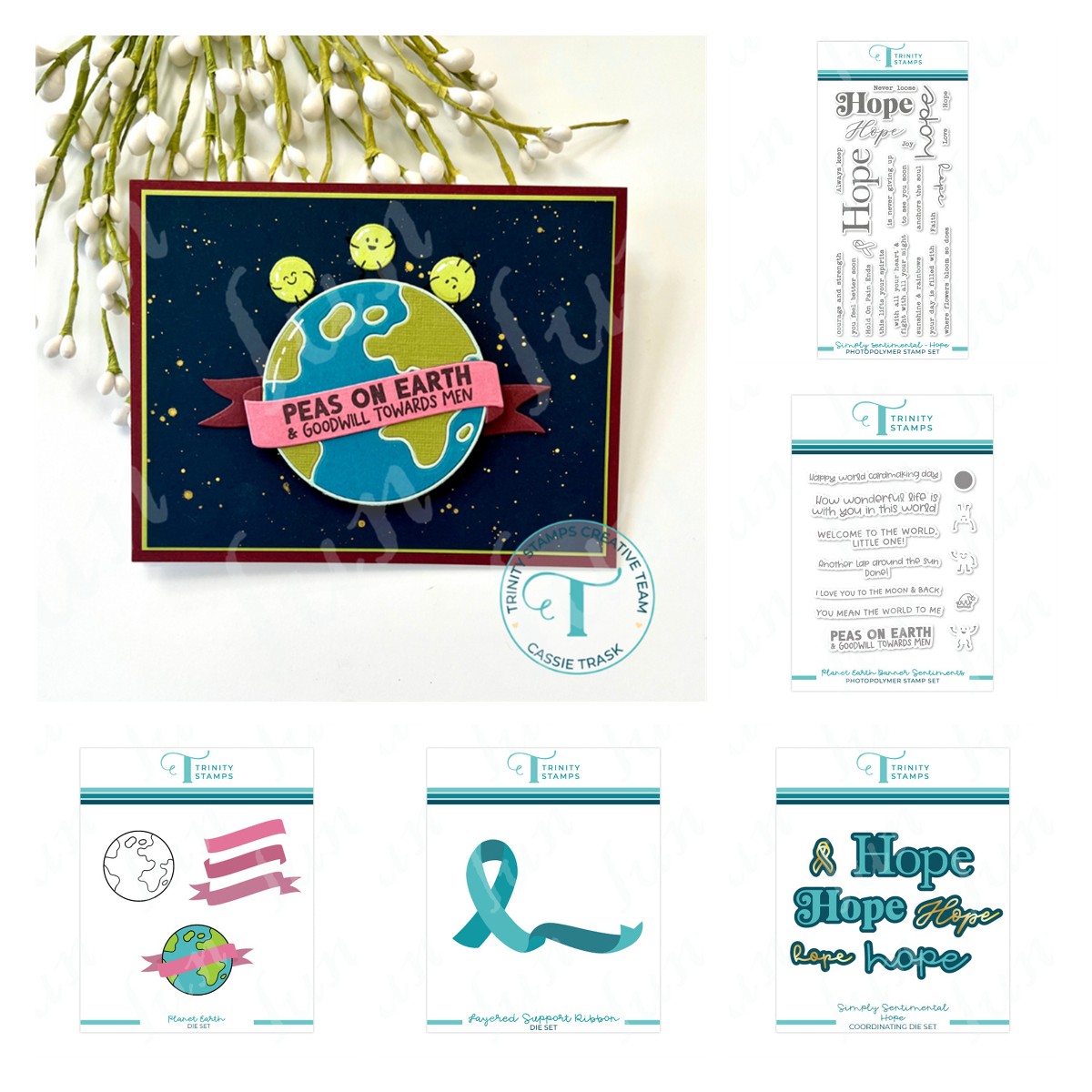 Papercraft Supply Ribbon - Matrices de découpe en métal et