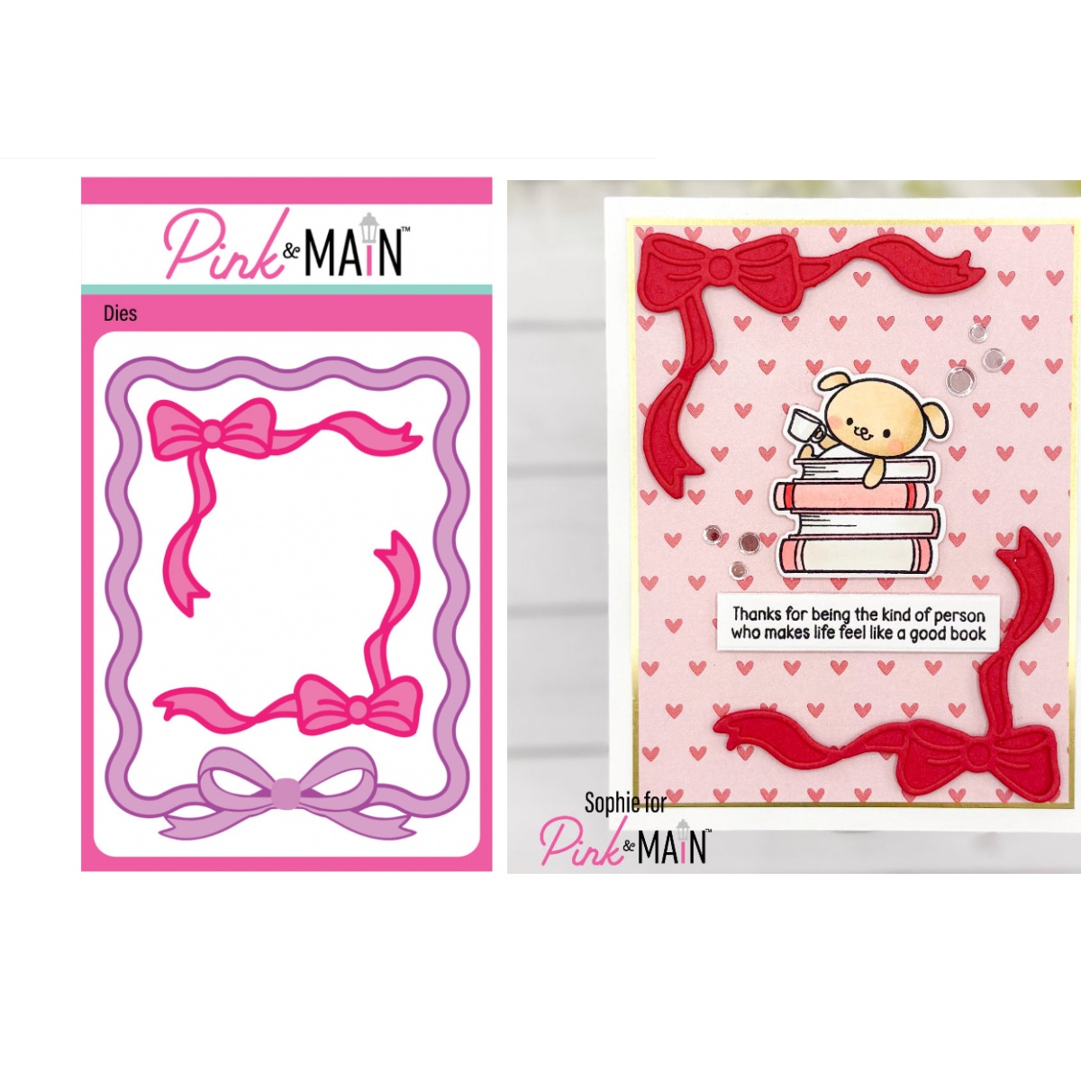 Papercraft Supply Ribbon - Matrices de découpe en métal pour