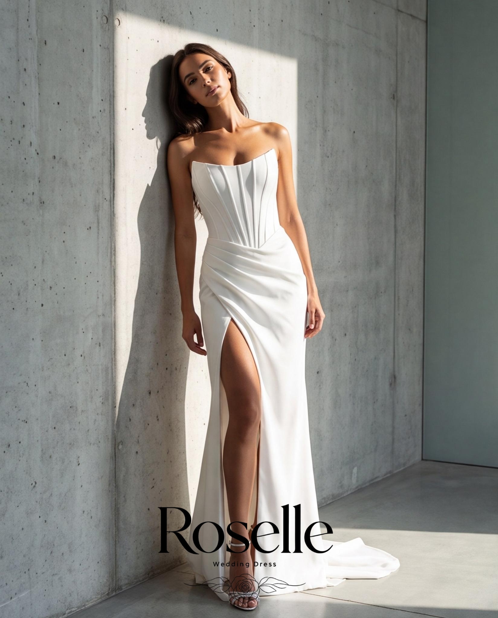 Robe de mariée sirène simple e - Wedding Qw avis et prix