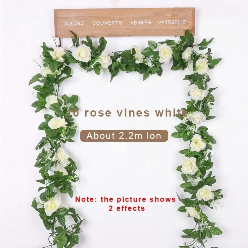 1 pièces 2.2M fleur blanche ar - Wedding Arch Flower avis et prix