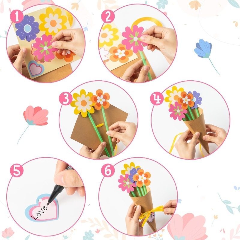 Kit de 100 pièces pour bouquet - Papercraft Supply Ribbon avis et prix