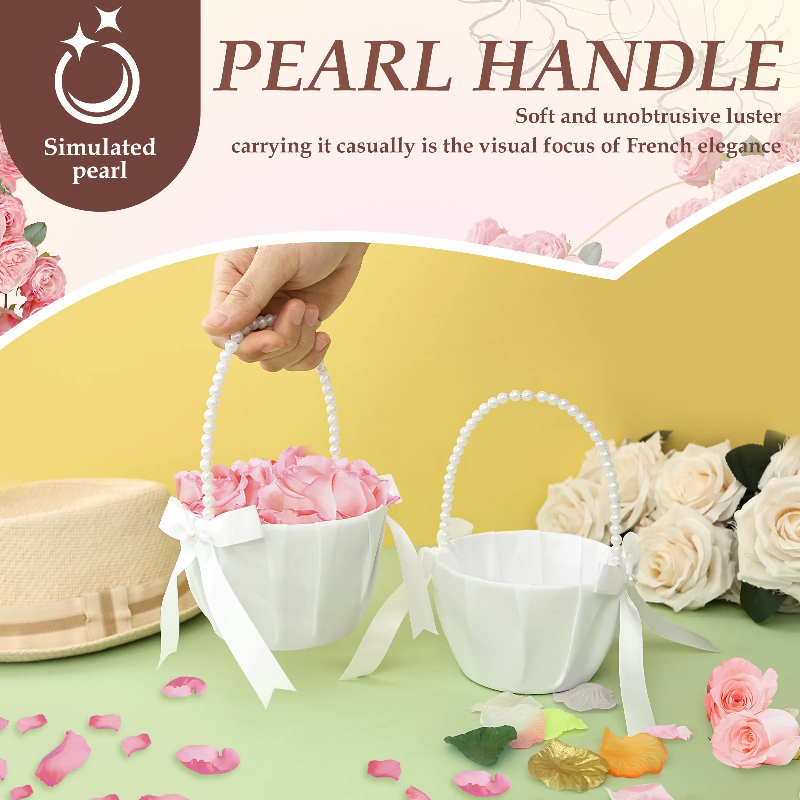 Panier à fleurs pour demoisell - Wedding Ceremony Supply avis et prix