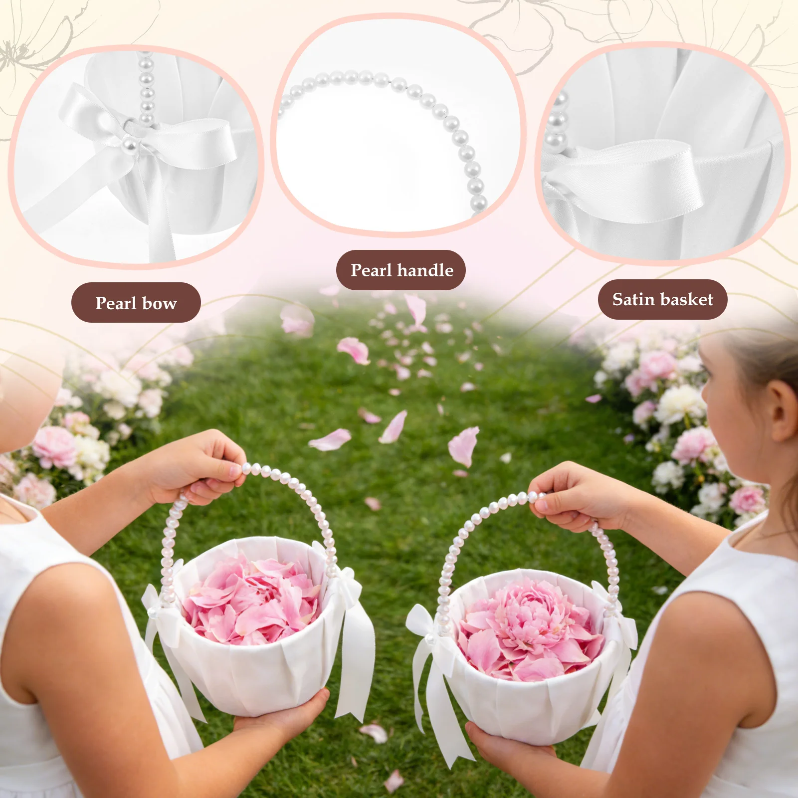 Panier à fleurs pour demoisell - Wedding Ceremony Supply avis et prix